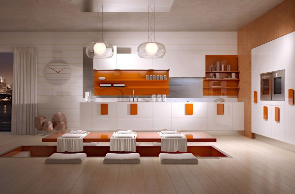 TuBep220615 4 Cùng nhìn qua 10 mẫu tủ bếp đẹp cho chung cư hiện đại
