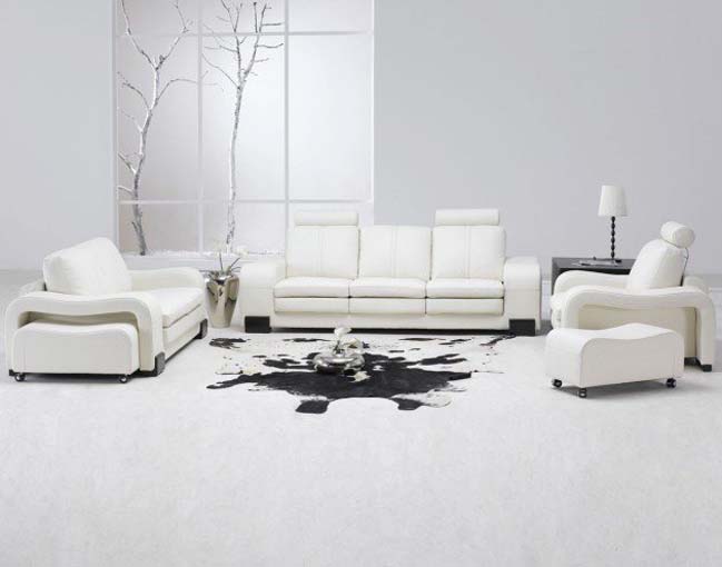 phong khach dep mau trang 11 Chiêm ngưỡng 12 mẫu phòng khách đẹp tối giản với tông màu trắng