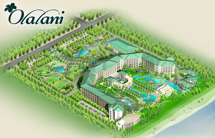 ORC phoi canh Tổng quan và quy mô khu nghỉ dưỡng biệt thự Olalani Resort and Condotel